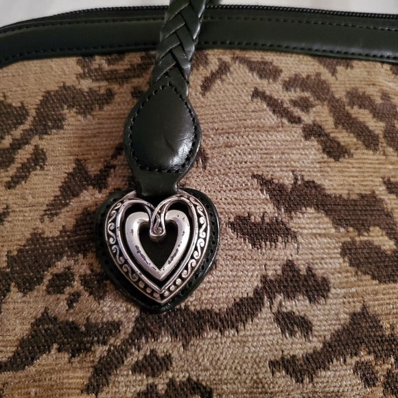 Vintage Brighton Tapestry Animal Print Large purse Satchel - Picture 2 of 9